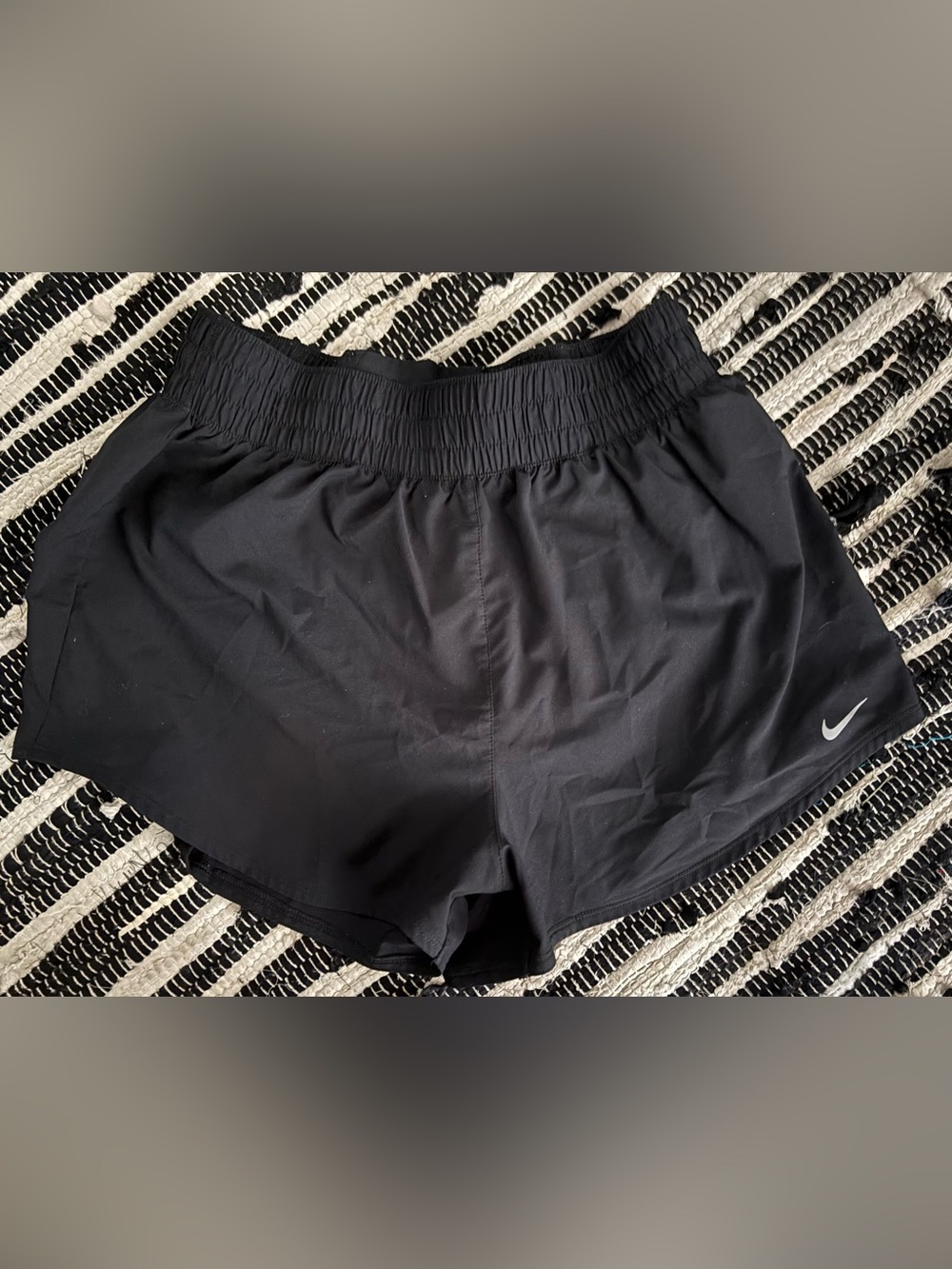 Nike Black Women's Running Shorts with Elastic Waist